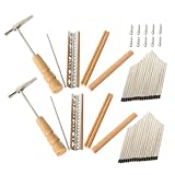 Beaupretty 2 Sätze Kalimba Tasten Metall Ersatzteile mit Stimmhammer und Werkzeug für Daumenklavier Erwachsene Langlebige Kalimba Schlüssel DIY Reparatur Zubehö