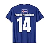 Isländische Namen Fußball Island Sauf Trikot Mallorca T-S