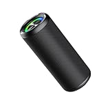 TIMU Bluetooth Lautsprecher mit Licht, Bluetooth 5.4 Musikbox, Dualen Bass-Treibern, 30W Dual Lautsprecher, 30 Std Akku, IPX7 wasserdicht, TWS Paarung, Geeignet Outdoor/Party/Reisen, AUX, TF