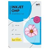 PPD 10 x A4 Inkjet Premium Overheadfolie für vollfarbige Ausdrucke in höchster Qualität PPD-34-10