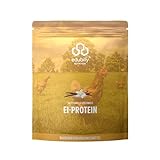 edubily nutrition® Eiklar Protein Pulver aus Freilandhaltung • Premium Eiweißpulver ohne Milch • 750 g (Salty Vanilla)