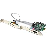 StarTech.com 7.1 Kanal PCI Express Soundkarte - PCIe Sound Karte mit SPDIF optisches Kabel - 24-bit - 192KH