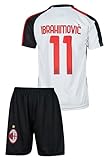 IHIMI Milan Zlatan Ibrahimovic Kinder Trikot #11, Kommt mit Shorts, Sonderdesign, Limitierte Auflage Fußballfans (4-5 Jahre,128)