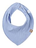NAME IT Halstuch Baby Dreieckstuch UNI in Rippoptik Organic Cotton (Eventide)