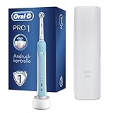 Oral-B Pro 1 750 Elektrische Zahnbürste für eine gründliche Reinigung, Reise-Etui, türk