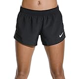 Nike Damen W NK 10K Shorts, Schwarz (Black/Wolf Grey), M
