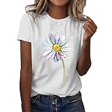 Outlet Angebote Sale Damen Blusen Damen Sommer Kurzarm Oberteile Damen Sommer Elegant Blusen Sportlich Damen T Shirt Damen Lang Geschnitten Sport Tshirts Damen Oversize Meine Bestellung S