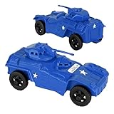 TimMee Recon Patrol Panzerwagen – Blaue Kunststoff-Armee-Herren-Scout-Fahrzeug