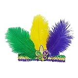 Mode Zubehör Haarband Brasilien Pfau Feder Kopfschmuck Haar Kopfschmuck Stirnband Halloween Für Erwachsene Und O9c9 Kinder C