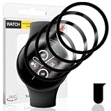 Euukzzea Schutzfolie für Google Pixel Watch 2 Panzerfolie, 4 Stück Anti-Kratzer Keine-Blasenfrei Flexible Weiche TPU Folie, Volle Abdeckung HD Klar Displayschutzfolie Wasserdicht Display