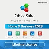 OfficeSuite Home & Business 2023 - Lifetime License - Documents, Sheets, Slides, PDF, Mail & Calendar for Window