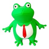 CLISPEED Stressabbau Frosch Quetschspielzeug Mittelgroß aus TPR Kompaktes Tragbares Antistress für Büro und Zuhause Handstärkendes Flexibles Squeeze Toy für Erw