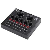V8-Soundkarte, Audioschnittstelle, externe USB-Live-Broadcast-Mikrofon-Soundkarte,Universelle Kompatib
