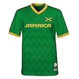 FIFA Offizielles Trikot der Frauenfussball-Weltmeisterschaft 2023, Jamaika, Grün, 7 J