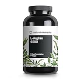 L-Arginin – 365 vegane Kapseln – 4500mg pflanzliches L-Arginin HCL pro Tagesdosis (3750mg reines L-Arginin) – hochdosiert – in Deutschland hergestellt & laborgeprü