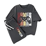 Mayamiyasa Jungen Kinder Trainingsanzug, Short Jersey Set Trainingsanzug, Suit Polyester Classico, Kinder Jungen Sport Set 2 tlg, Generisch Unisex T-Shirt und Shorts, 9 J