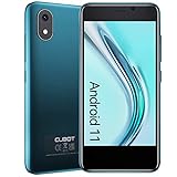 CUBOT Klein Smartphone ohne Vertrag, 4 Zoll HD Display, 1GB/32GB, 128GB Erweitbar, Android 11, 2350mAh, Dual SIM, 3G Handy, Face ID, Grü