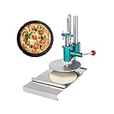 Edelstahl-Pizzateig-Gebäck, manuelle Pressmaschine, Haushalts-Pizzapresse, Küchenwerkzeuge (20 cm)