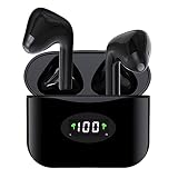Bluetooth Kopfhörer, Bluetooth 5.1 Kabellose Kopfhörer in Ear, Ladebox 30 Std Spielzeit mit Mikrofon LED-Anzeige, IP65 Schweißfeste, Touch Control Wireless Earbuds für iPhone/Samsung/Huaw