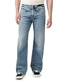 Buffalo David Bitton Herren Lockere Passform, matt Jeans, Indigo/Mandala-Traum, 32W / 32L