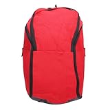 Drfeify Basketball -Rucksack, Große Kapazität Sport Rucksack Water Proof Basketball Rucksack mit Ballfach für Trainingsmittel (Rot)