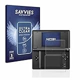 Savvies 6 Stück Schutzfolie für Nintendo DS LITE Displayschutz-Folie Ultra-Transp