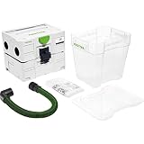 Festool CT Vorabscheider CT-VA-20 mit Zyklon-Systainer, Auffangbehälter, Systainer-Wanne, Anschluss-Schlauch, Entsorgungssack, Behälterdeck