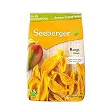 Seeberger Mango 1x300g, Getrocknete Fruchtscheiben aus sonnenverwöhnten Mangos - fruchtig & exotisch im Geschmack - ohne Zuckerzusatz - Power-Snack