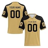 KONG JIMFAN Trikot Personalisiert Personalisiertes Baseball Trikot,Für Kinder/Erwachsene Unisex Football Kostüm Individuell Bedruckt Namen Nummer & Logo,Athletisch Kleidung Deutschland Tshirt(2-4)