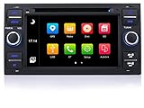 iFreGo 7 Zoll 2 Din Touchscreen Autoradio Für Ford Focus/C-max/S-max/Galaxy/Fusion/Für Transit/Connect,GPS Navigation, Autoradio DVD CD, Autoradio Bluetooth,7 Farben von LED L