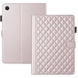 Tablet-Schutzhülle für Samsung Galaxy Tab A9 Plus SM-X210/SM-216/SM-X218 11 Zoll (27,9 cm) (11 Zoll), PU- und TPU-Materialien, Kartenschlitz, stoßfest, schlanke Hülle, Fashiona-Hülle (Roségold)