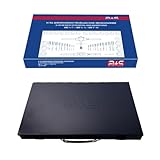 a+s Albrecht und Schulte 45 tlg. Gewindeschneider Set Zoll | UNC 1/4-20-UNC 1'-8 | UNF 1/4-28-UNF 1'-14 | Handgewindebohrer, Schneideisen, Windeisen, Werkzeug- & Schneideisenhalter, Schraub