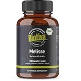 Melissen Bio 150 Kapseln - Melissa officinalis - 450mg - Melisse - ohne Zusatzstoffe - Abgefüllt und kontrolliert in Deutschland - B