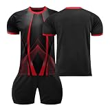 Personalisiertes Fussball Trikot 2025 Sportbekleidung Unisex Kinder Power (Kurzarm) Fußballtrikot Personalisiert Herren Paris Tennis Shirt Turnhose Rugby Jungen Sp
