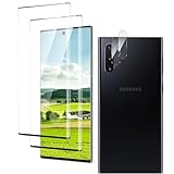 Panzerglasfolie Schutzfolien Samsung Galaxy Note 10, 2 + 2 Stück Glas Bildschirmschutz [Fall Freundlich][Blasenfrei][Anti-Kratzer][Berührungsempfindlich] Panzerglasfolie Display