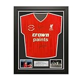 Exclusive Memorabilia Von Kenny Dalglish und Ian Rush signiertes Liverpool-Trikot. G