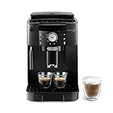 De'Longhi Magnifica S ECAM11.112.B, Kaffeevollautomat mit Milchaufschäumdüse für Cappuccino, mit Espresso Direktwahltasten und Drehregler, 2-Tassen-Funktion, Schw