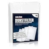 com-four® 4x Filter für Dunstabzugshaube zuschneidbar - Abzugshaube Filter universell einsetzbar - Dunstabzug Filter - Filtermatte - Dunstfilter (04 Stück)