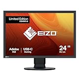 EIZO ColorEdge CS2400S-LE 61,1 cm (24,1 Zoll) Grafik Monitor (HDMI, USB Hub, USB-C, KVM Switch, DisplayPort, 1920 x 1200, 99% AdobeRGB, 95% DCI-P3) schw