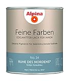 Alpina Feine Farben Lack No. 14 Ruhe des Nordens® edelmatt 750ml - Stilles Graub
