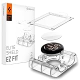 Spigen Eliteshield EZ Fit Schutzfolie kompatibel mit Google Pixel Watch 4/3/2/1 41mm, 2 Stück, Positionierhilfe für Installation, Anti-Kratzer, Kristallk