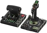 Turtle Beach VelocityOne Flightdeck - Universeller HOTAS-Simulation-Joystick & Schubhebel mit Touch-Display, integriertem HUD & kontaktlosen Sensoren für Luft & Weltraumkämpfe - für Windows 10/11