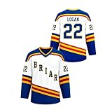 Off Campus Hockey Jersey Graham 44 & Logan 22 & Tucker 46 & Di Laurentis 66 Briar U Jersey V-Ausschnitt Langarm Shirt Off Campus M