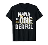 Nana of Mr Onederful 1. Geburtstag First One-Derful Matching T-S
