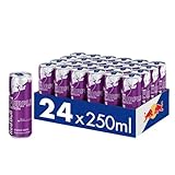 Red Bull Energy Drink Purple Edition - 24er Palette Dosen - Getränke mit Acai-Beere-Geschmack, EINWEG (24 x 250 ml)