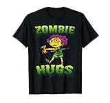Zombie umarmt gelbes Zombie-Mädchen T-S
