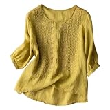 Pullover Damen Pailletten t-Shirt blau Bunte Tshirts Langarmshirt Royalblau Fruit of The Loom Longsleeve Silvester top Tshirt Frauen Weste Langarm Oberteil tiefer Ausschnitt t Shirt v 3/4