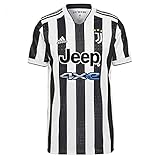 adidas Herren Juventus Turin, sæson 2021/22, spiludstyr hjem Home, Weiß / Schwarz, M EU