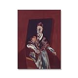 KEYGEM Francis Bacon Poster《 Abstrakte Figuren》Wandkunst Francis Bacon Drucke Francis Bacon Leinwandgemälde für zu Hause Wanddekoration Pictrue 50x70cm Kein R