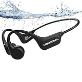 MONODEAL Kopfhörer Schwimmen, IP68 Knochenschall Kopfhörer Bluetooth 5.3 Sport Bone Conduction Kabellos Schwimmen Eingebaute 32GB MP3-Player Speicher, Open Ear Kopfhörer für Schwimmen Laufen…